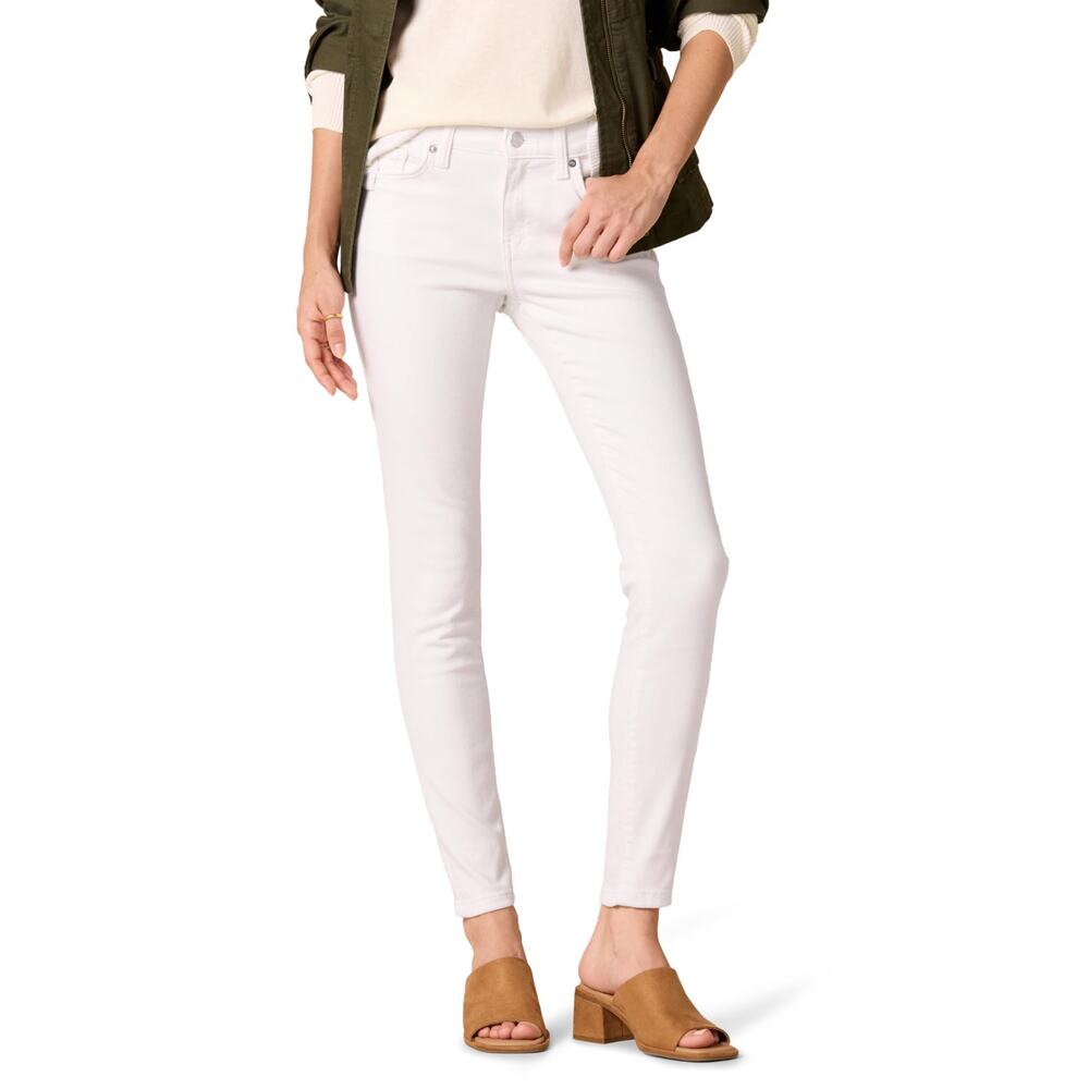 Amazon Essentials Women's Mid-Rise Skinny Jean White Size 0